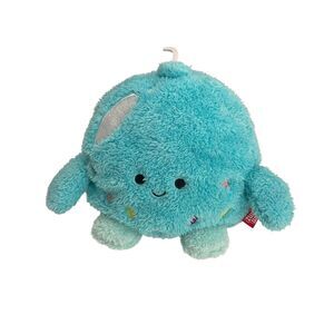 Bum Bumz Baxter the Balloon Plush Bean Bag Toy Blue 7" Soft Fuzzy